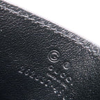 Gucci Card Case Micro Guccissima Leather Holder Navy — view 9