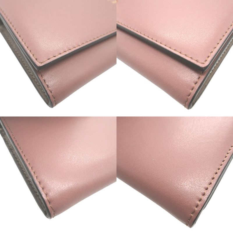 Fendi by the Way 8 M0251 Leather Pink Bifold Wallet 0413 — view 8