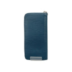 Louis Vuitton Epi Zippy Wallet Vertical Round Zipper Long Blue — view 2