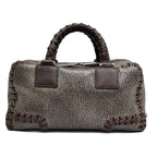 Loewe Amazona 28 Handbag Metallic Bronze Brown Silver Hardware Anagram — view 4