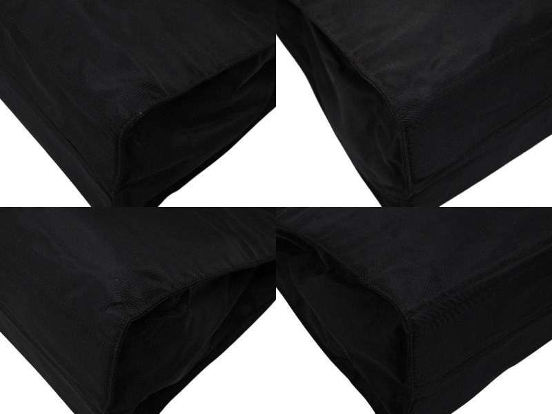 Prada Handbag Triangle Logo Nylon Gold Black — view 6