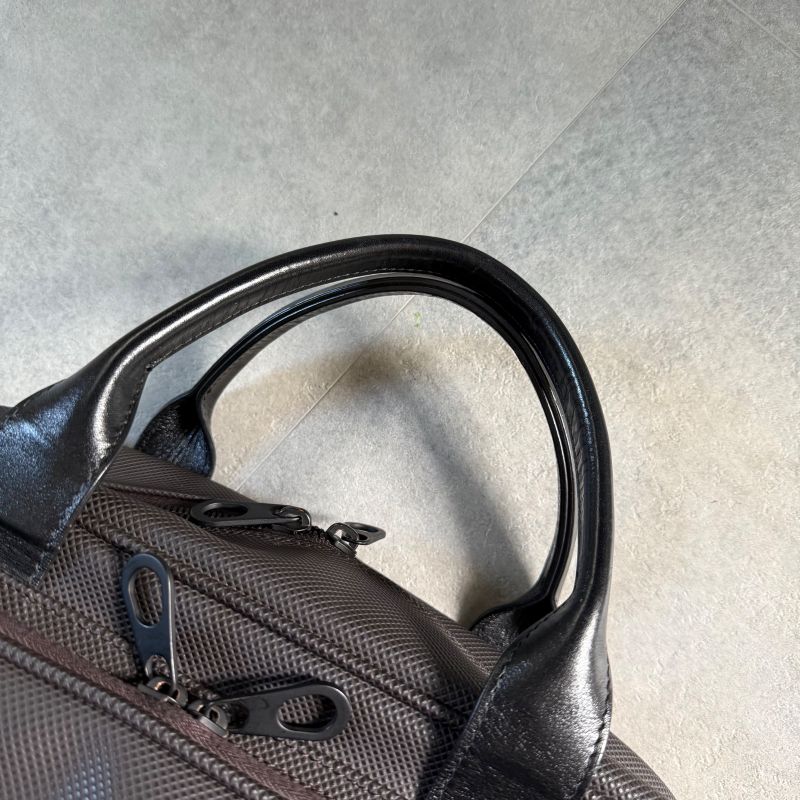 Bottega Veneta Marco Polo Business Bag Briefcase Handbag Dark Brown — view 7