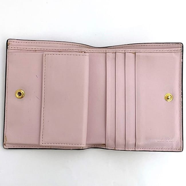 Fendi Bifold Wallet Pink Fize 8 M0387 — view 7