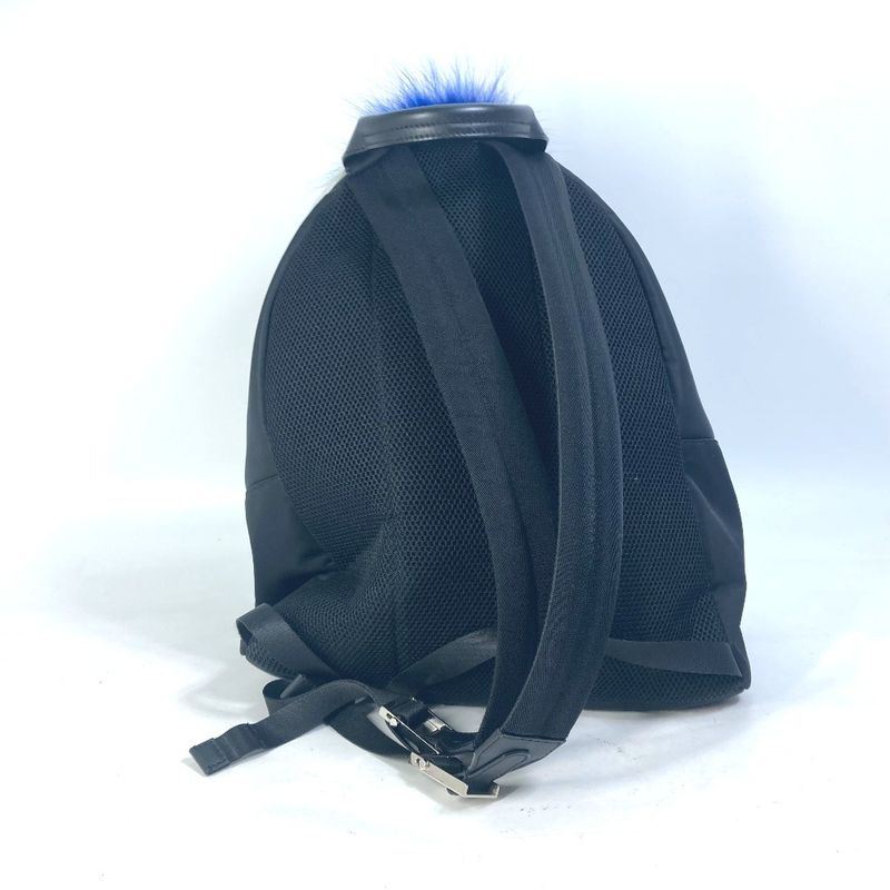 Fendi Backpack Karl Lagerfeld 7 Vz016 Nylon Black — view 2