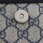 Gucci Ophidia Mini GG Supreme Canvas Gray Navy Blue Backpack Daypa — view 7