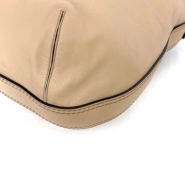 Loewe One Shoulder Bag Beige Leather — view 6