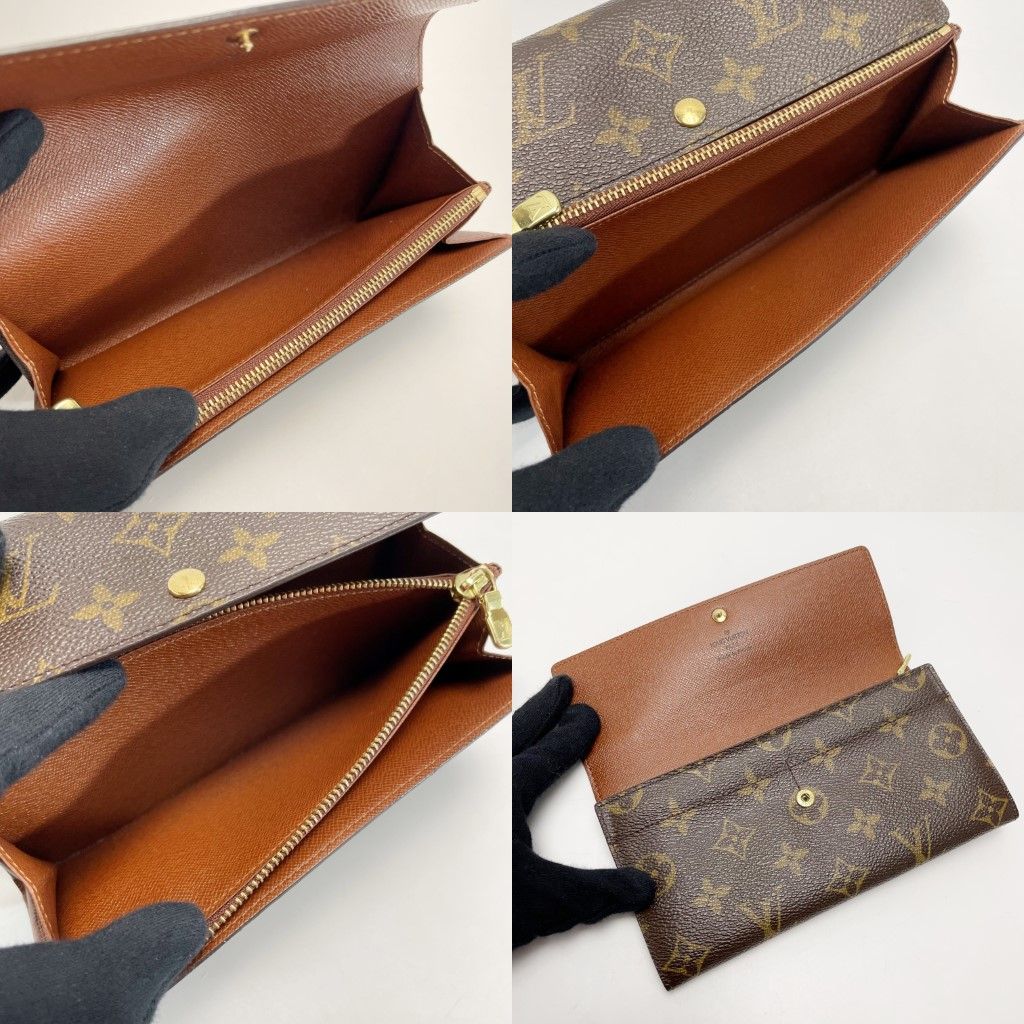 Louis Vuitton Monogram Pochette Porte Monnaie Credit Long Wallet — view 4
