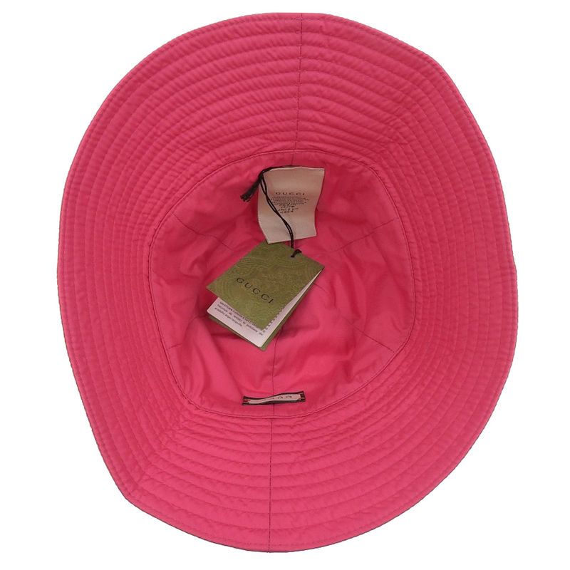 Gucci 2023 Item Brella Cloche GG Metal Nylon Bucket Hat — view 5