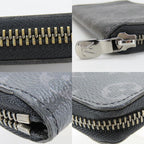 Louis Vuitton Long Wallet Zippy Vertical Monogram Eclipse Black — view 5