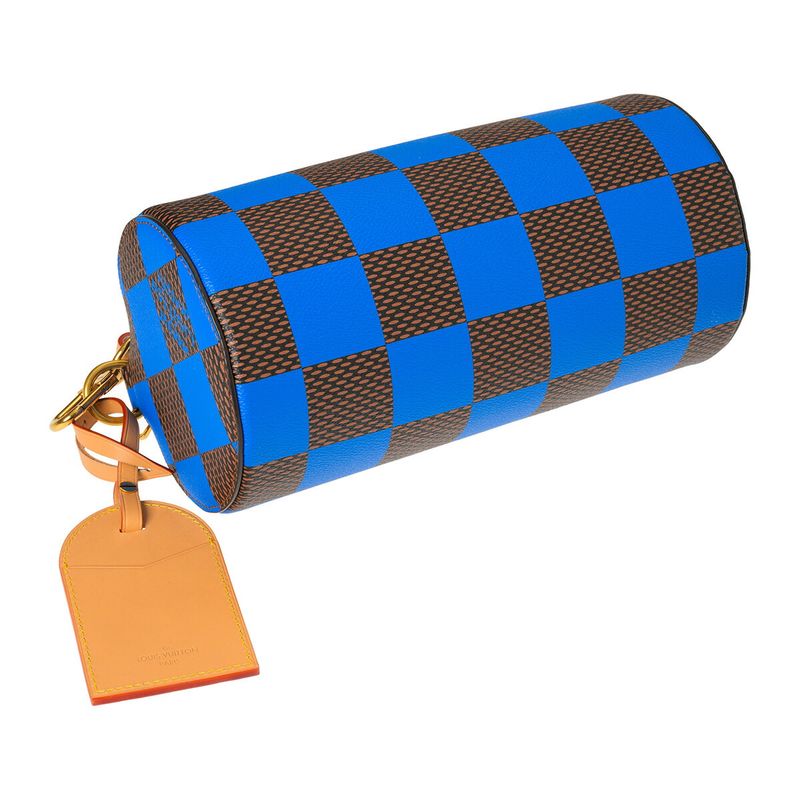 Louis Vuitton Shoulder Bag Soft Porochon PM Blue — view 3