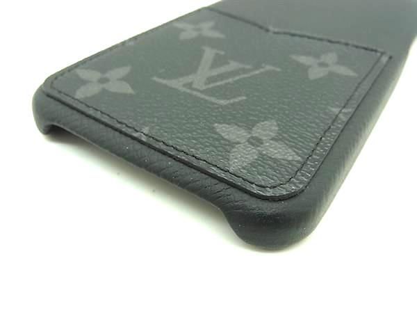 Louis Vuitton Monogram Eclipse Folio Bumper Case For Iphone XS Black — view 3