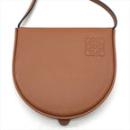 Loewe Heel Pouch Small Soft Calf Coin Card Case Shoulder Bag Crossbody Brown — view 2
