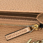 Gucci Shoulder Bag Dollar Calf Rose Beige — view 8