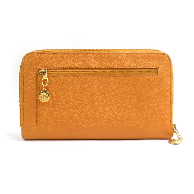 Chanel Round Zipper Long Wallet — view 2