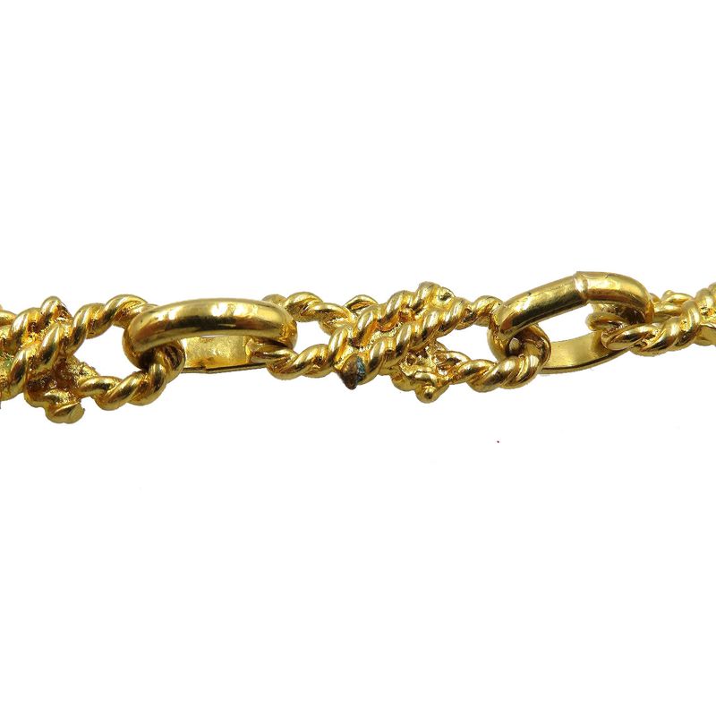Celine Metal Gold Vintage Necklace Accessory 0171 — view 5