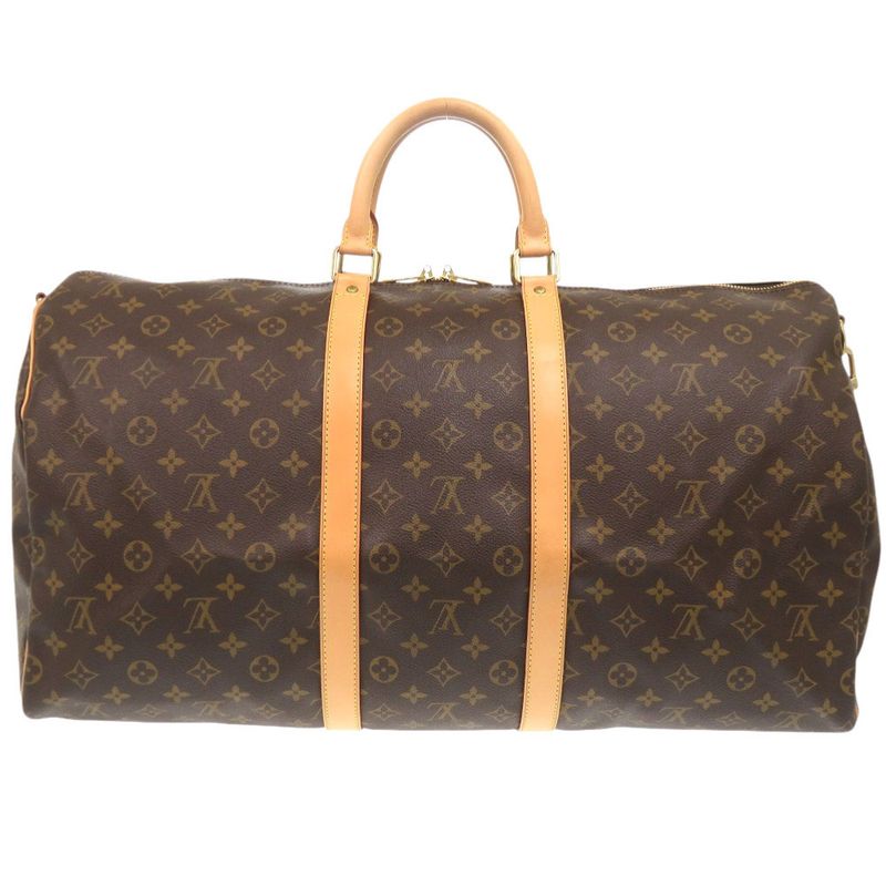 Louis Vuitton Keepall Bandouliere 55 Monogram Boston Bag 1053 — view 2