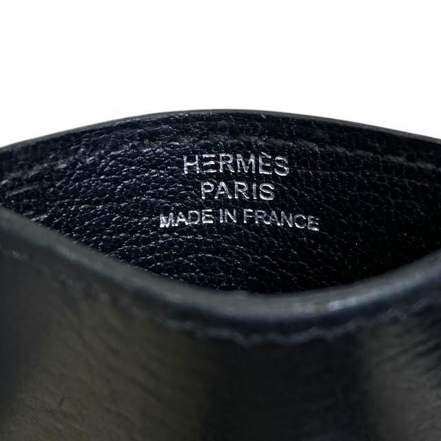 Hermes Diablo Card Case Business Holder Pass Compact Logo Leather — view 4
