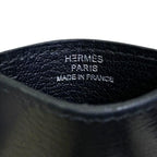 Hermes Diablo Card Case Business Holder Pass Compact Logo Leather — view 4