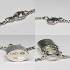 Louis Vuitton Pendant Silver Lockit AG 925 Padlock Necklace — view 9