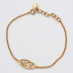Christian Dior Bracelet Logo Gold Color Accessories Women H7015 — view 3