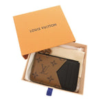 Louis Vuitton Porte Carte Romy Monogram Reverse IC Chip Brown Card Case — view 3