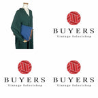 Hermes Clutch Bag Canvas Leather Navy Brown Everyday Use — view 7