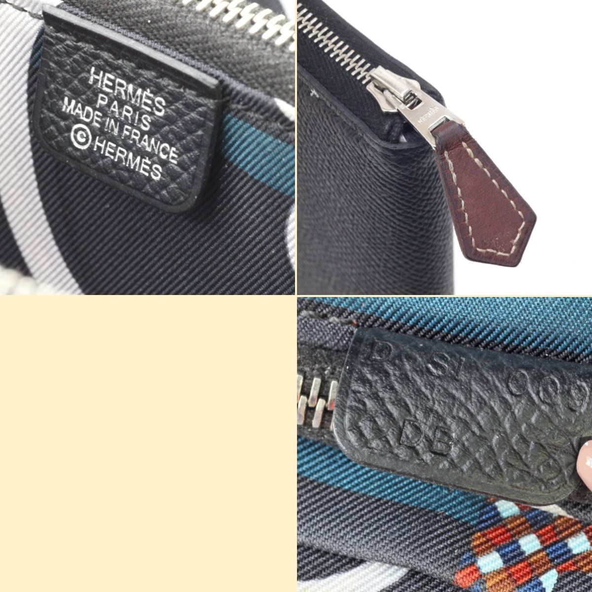 Hermes Long Wallet Azap Silk-in Epson Leather Black — view 4