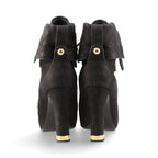 Louis Vuitton Monogram Nubuckles Cles Zah Booties 36 Ma0170 — view 6