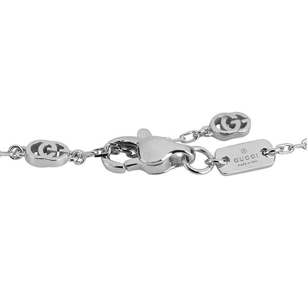 Gucci Necklace Interlocking G White Gold — view 5