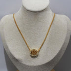 Christian Dior Necklace Zirconia GP D9504 — view 5