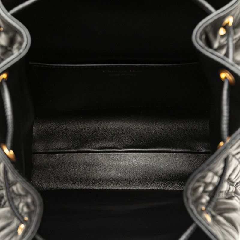 Dior Macrocanage Caro Medium Backpack Rucksack Black Leather — view 7