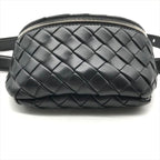 Bottega Veneta Belt Bag Waist Pouch Bag with Key Ring Black — view 5