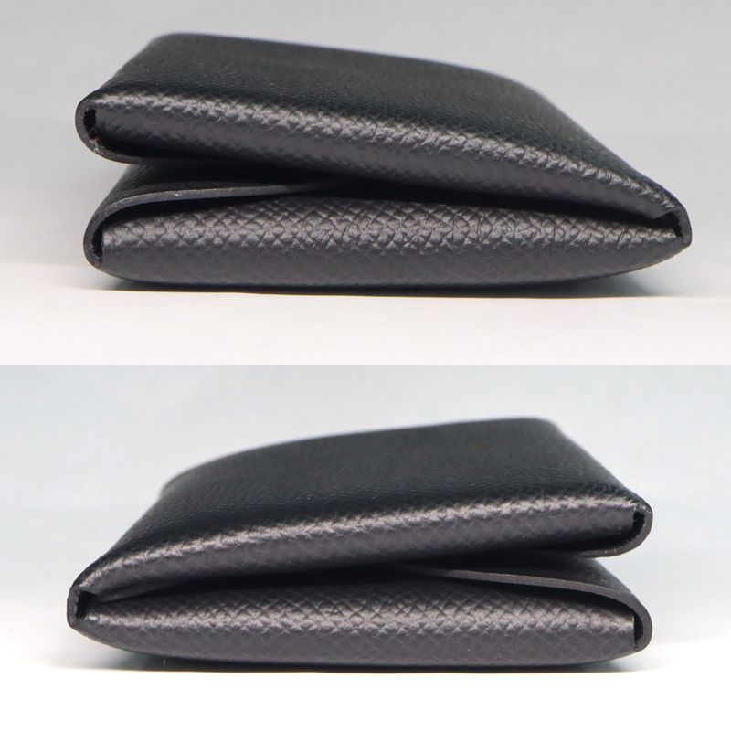 Hermes Calvidio Veau Epsom Black Coin Case Card — view 6