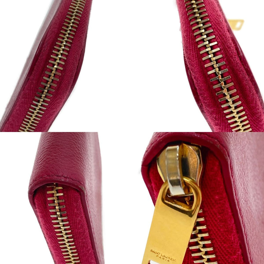 Yves Saint Laurent Coin Card Case Round Zipper — view 4