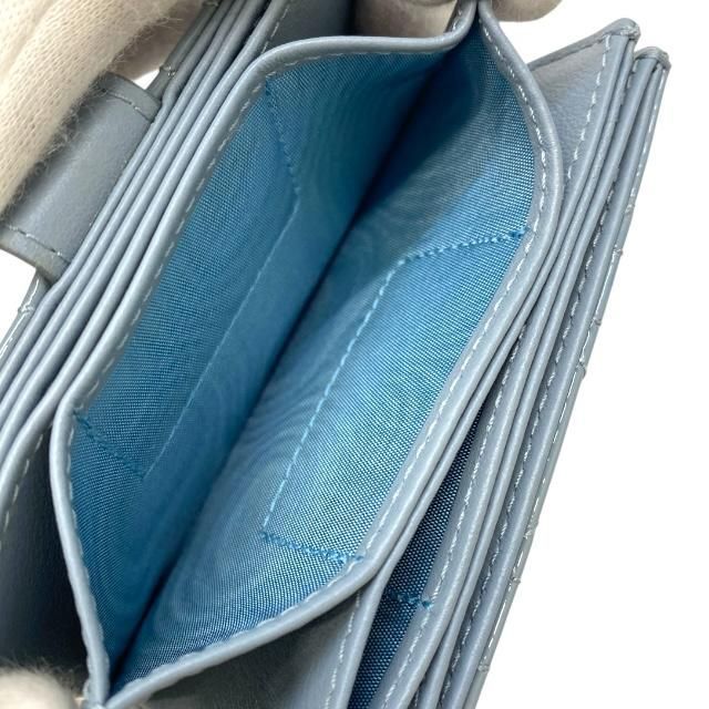 Christian Dior Lady Jasmine Card Case Cannage Holder Patent Calfskin — view 7