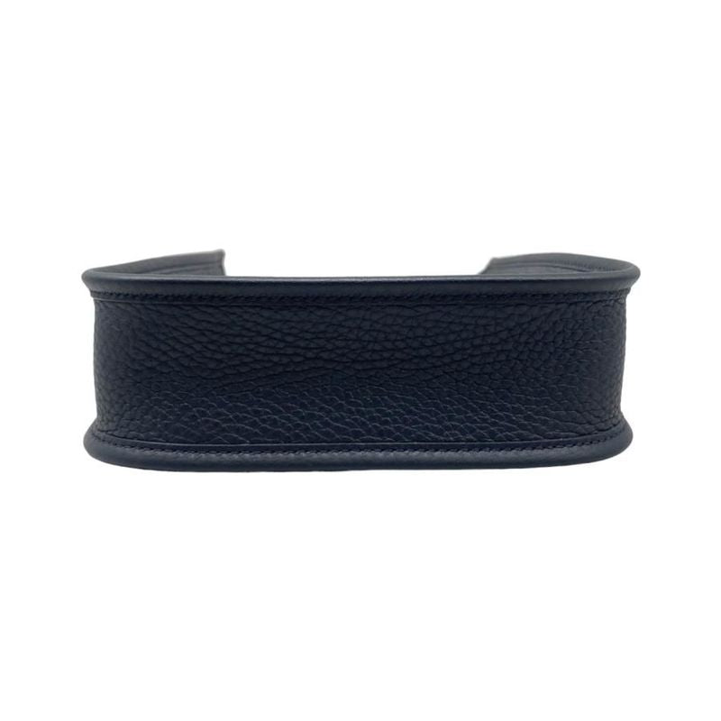 Hermes Shoulder Bag Evelyne TPM Taurillon Clemence Noir Black — view 5