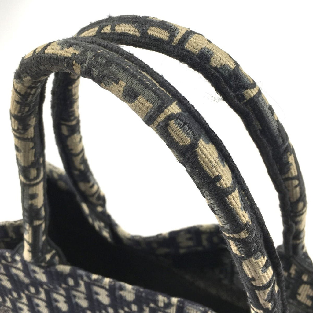 Christian Dior Oblique Book Tote Navy — view 6