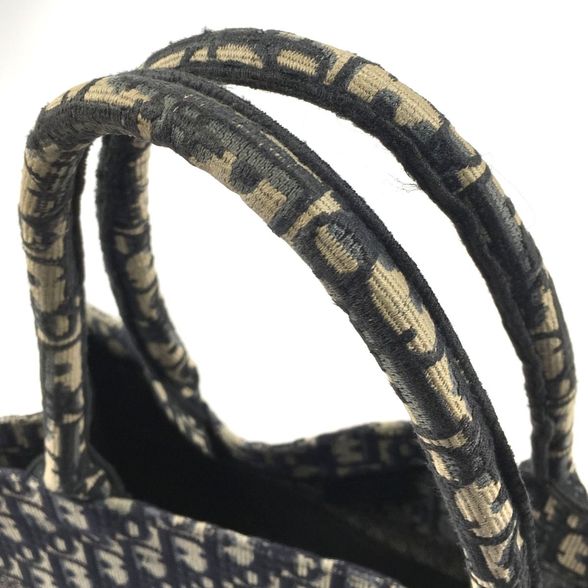 Christian Dior Oblique Book Tote Navy — view 6
