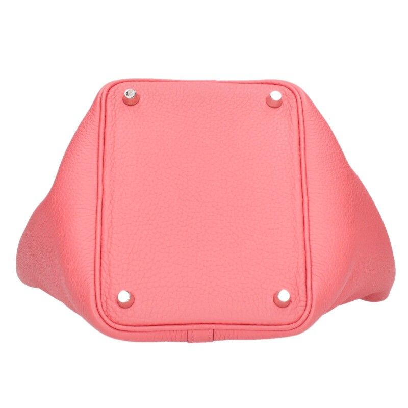 Hermes Picotin Lock PM Troyon Clemence Rose Azalea — view 4