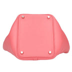 Hermes Picotin Lock PM Troyon Clemence Rose Azalea — view 4