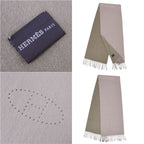 Hermes Scarf Shawl H Logo Evelyne Fringe — view 7