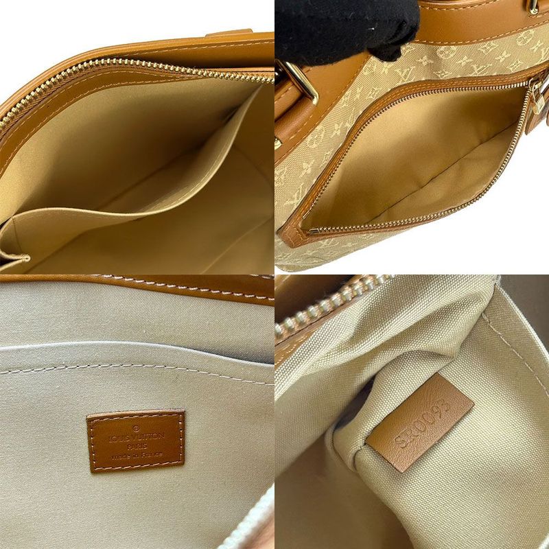 Louis Vuitton Tote Bag Lucille Monogram Mini Beigecanvasscuff Leather — view 7