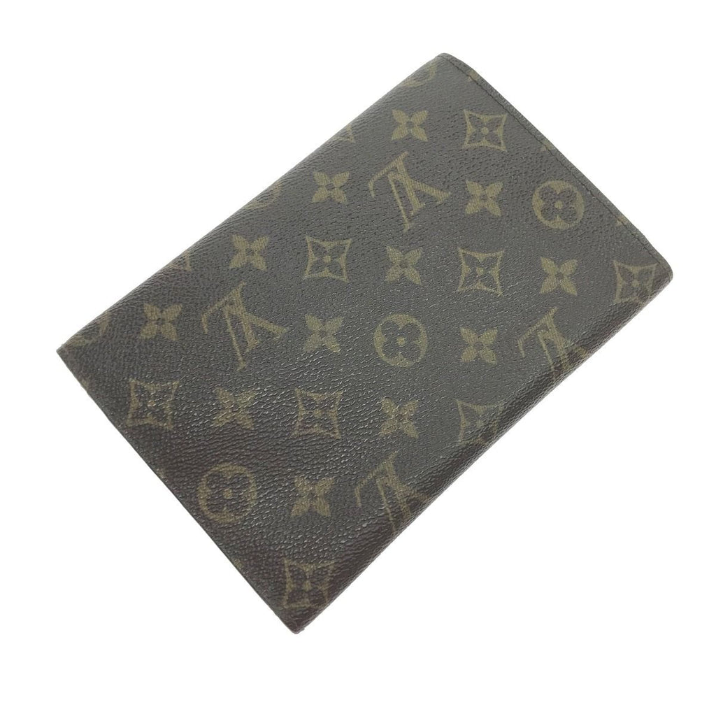 Louis Vuitton Notebook Cover Monogram Pochette Pass Port Brown — view 3