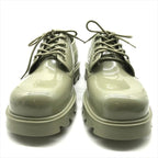 Bottega Veneta Stride Rubber Lace Up Shoes Khaki — view 2