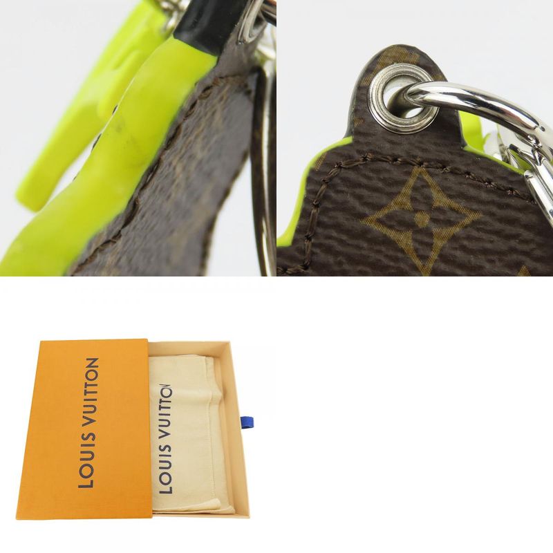 Louis Vuitton Key Holder Porte Cles Scarecrow Mp2922 Leather Monogram Yellow — view 9