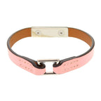 Hermes Micro Kelly Vorsoft Rose Sakura Silver Hardware Bracelet — view 3