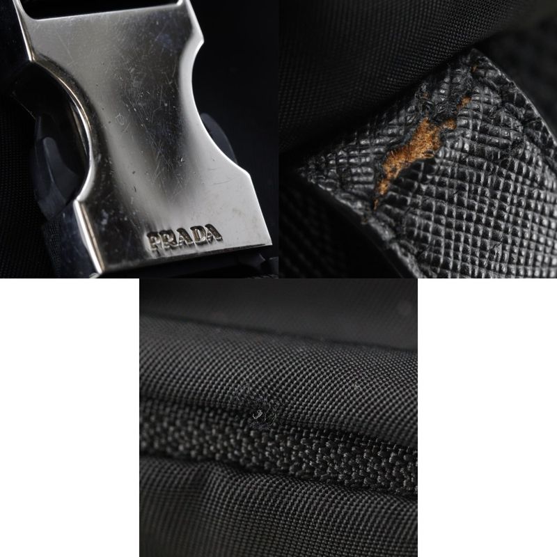 Prada 2 Vz135 Nylon Nero Backpack Daypack — view 8