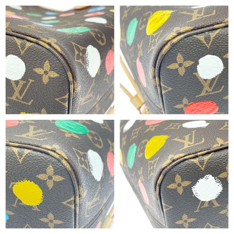 Louis Vuitton Monogram Yayoi Kusama Neverfull MM — view 7