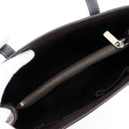 Celine Macadam Canvas and Calf Brown Handbag — view 6