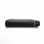 Prada Card Case 2 Mo004 Leather Black Nero Simple Logo Men — view 4